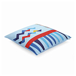 Подушка декоративная из хлопка по мотивам нанайских орнаментов Ural and Siberian Patterns варинант исполнения - 1 | Loft Concept в Барнауле