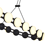 Люстра овальная с круглыми светодиодными источниками света Maxine Light варинант исполнения - 13 | Loft Concept в Барнауле