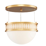 Подвесной светильник с фактурным золотым каркасом Exceptional Classic Design варинант исполнения - 3 | Loft Concept в Барнауле