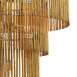 Люстра трёхъярусная золотого цвета Metal Tentacles варинант исполнения - 2 | Loft Concept в Барнауле