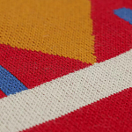 Плед хлопковый по мотивам чувашских орнаментов Ural and Siberian Patterns варинант исполнения - 4 | Loft Concept в Барнауле