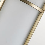 Бра с геометрическим каркасом и матовым белым цилиндрическим плафоном Feiss варинант исполнения - 4 | Loft Concept в Барнауле