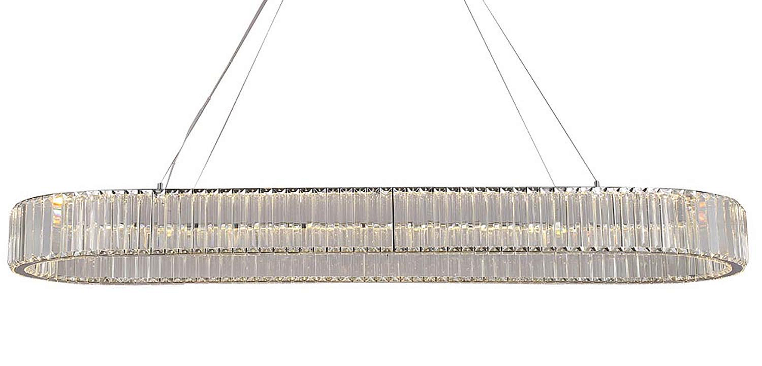 Люстра Crystal Shine Linda Oval Chrome Chandelier Люстра Crystal Shine Linda Oval Chrome Chandelier - Loft-Concept в Барнауле