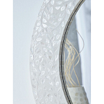 Зеркало круглое инкрустированное раковинами устриц Bone Inlay Dome Mirror White варинант исполнения - 4 | Loft Concept в Барнауле