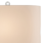 Настольная лампа разноцветная с овальным тканевым абажуром Abstraction варинант исполнения - 2 | Loft Concept в Барнауле