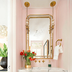 Зеркало в золотой раме Arched Mirror варинант исполнения - 1 | Loft Concept в Барнауле