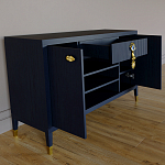 Комод-буфет Elsa Dreams Blue с открытыми полками   варинант исполнения - 6 | Loft Concept в Барнауле