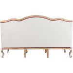 Трехместный диван из массива бука бежевый с растительным орнаментом Raffael Renaissance Beige Sofa варинант исполнения - 2 | Loft Concept в Барнауле