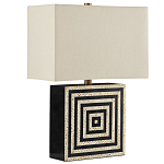 Настольная лампа с квадратным основанием и прямоугольным абажуром Neat Lines варинант исполнения - 4 | Loft Concept в Барнауле