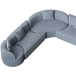 Угловой модульный диван Calypso с поворотным механизмом  варинант исполнения - 8 | Loft Concept в Барнауле