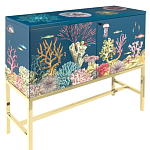 Буфет ручная роспись в морском стиле Cabinet Fondo Marino  варинант исполнения - 1 | Loft Concept в Барнауле