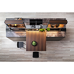 Кухонный гарнитур из камня и дерева SISTEMA XY Dada Engenereed Kitchen варинант исполнения - 2 | Loft Concept в Барнауле