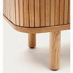 Буфет из ясеневого шпона с открытыми полками и 2-мя раздвижными дверями Toinette варинант исполнения - 4 | Loft Concept в Барнауле