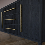 Буфет Primo с тремя ящиками и двумя фасадами Черный дуб варинант исполнения - 7 | Loft Concept в Барнауле