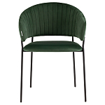 Стул в велюре зеленого цвета Horizon варинант исполнения - 2 | Loft Concept в Барнауле