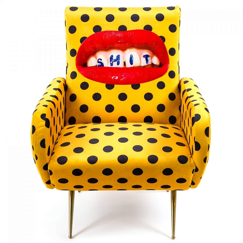 Кресло Seletti Armchair Shit Желтый Латунь Кресло Seletti Armchair Shit Желтый Латунь в Барнауле | Loft Concept