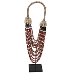 Этническое длинное ожерелье из бус и ракушек Aboriginal Long Necklace варинант исполнения - 1 | Loft Concept в Барнауле