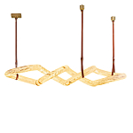 Люстра подвесная с фигурным светодиодным плафоном Calcite Figural Light варинант исполнения - 3 | Loft Concept в Барнауле