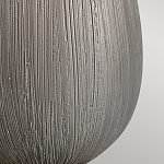 Настольная лампа с белым цилиндрическим абажуром и серебристым овальным основанием Quintiesse варинант исполнения - 4 | Loft Concept в Барнауле