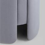 Пуф Alice Poof Grey Серый велюр варинант исполнения - 3 | Loft Concept в Барнауле