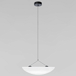 Подвесной светильник с белым тканевым плафоном в форме облака Crystal Cloud Junction варинант исполнения - 4 | Loft Concept в Барнауле