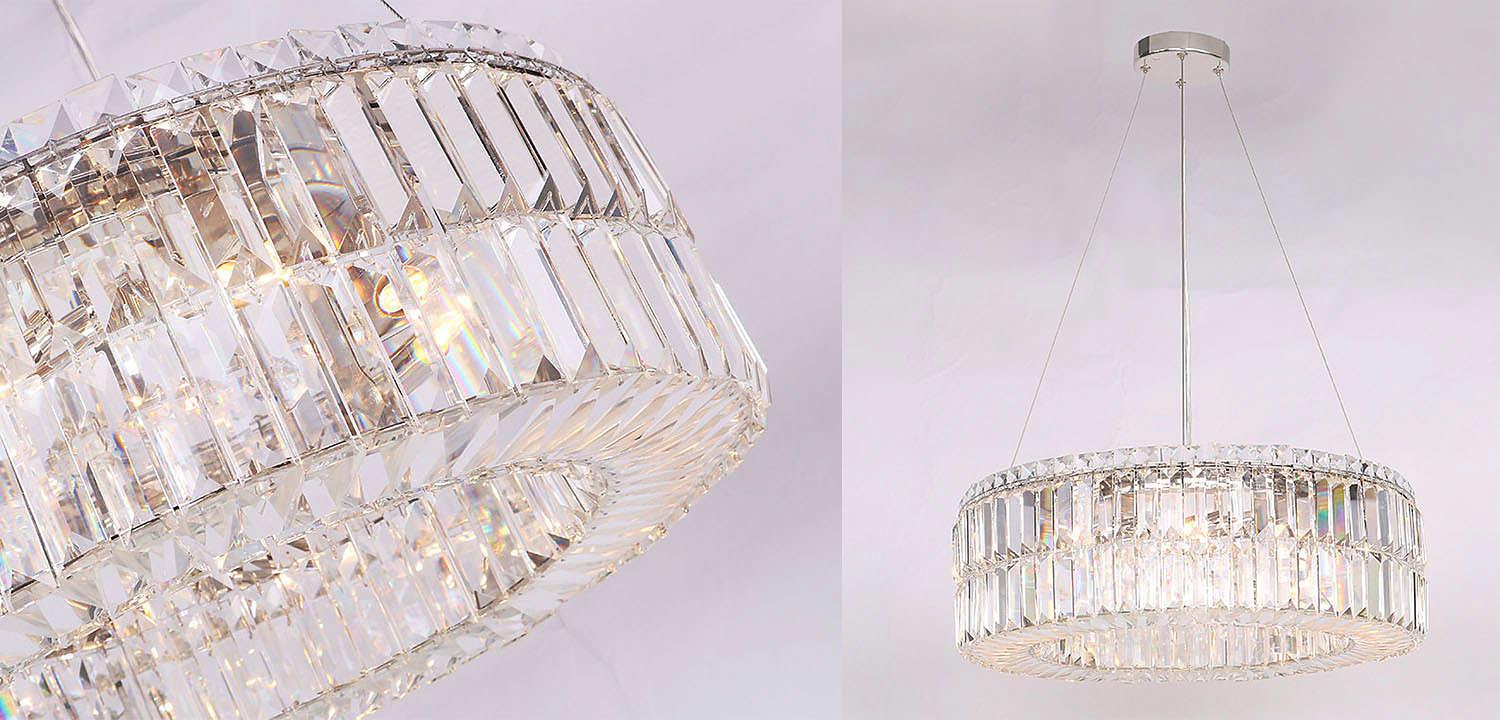 Люстра Darleen Crystal Nickel Chandelier 12 Люстра Darleen Crystal Nickel Chandelier 12 - Loft-Concept в Барнауле