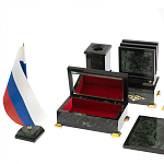 Настольный письменный набор из нефрита в подарочной коробке Victorious варинант исполнения - 7 | Loft Concept в Барнауле