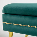 Мягкая банкетка с зоной для хранения Casket Green варинант исполнения - 2 | Loft Concept в Барнауле