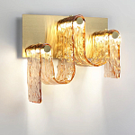 Бра волнистой формы из фактурного стекла Big Wave варинант исполнения - 6 | Loft Concept в Барнауле