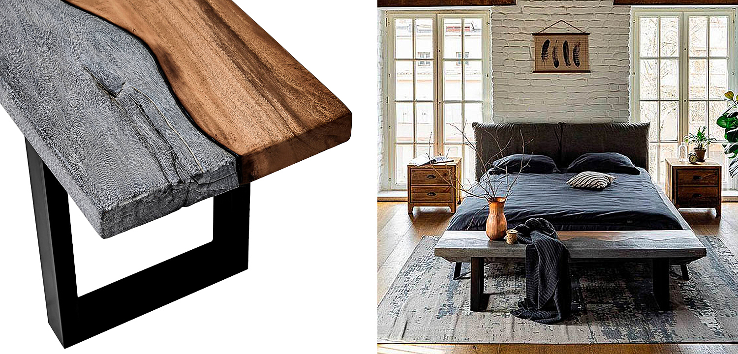 Скамья в стиле лофт Brooks Bench Скамья в стиле лофт Brooks Bench - Loft-Concept в Барнауле