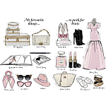 Megan Hess Paris: Through a Fashion Eye варинант исполнения - 3 | Loft Concept в Барнауле