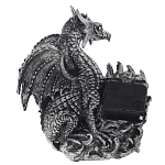 Часы в виде дракона Silver Dragon Clock варинант исполнения - 3 | Loft Concept в Барнауле