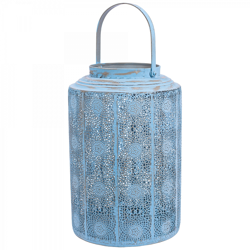 Подсвечник Bucket of Provence II Серо-голубой Подсвечник Bucket of Provence II Серо-голубой в Барнауле | Loft Concept