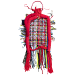 Настенный ковер разноцветный из одежды Heart варинант исполнения - 1 | Loft Concept в Барнауле