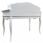 Стол-бюро белого цвета из массива бука с 4-мя ящиками White Provence варинант исполнения - 4 | Loft Concept в Барнауле