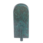 Часы погон ВС подарочные настольные из натурального камня Змеевик Military Clock варинант исполнения - 6 | Loft Concept в Барнауле