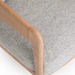 Кресло с каркасом из массива ясеня Deniaud Ash Grey Armchair варинант исполнения - 5 | Loft Concept в Барнауле