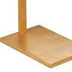 Торшер с прямоугольным абажуром на золотом металлическом каркасе Rectangular Plane  варинант исполнения - 3 | Loft Concept в Барнауле