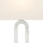 Настольная лампа на арочном корпусе с прямоугольным абажуром One Piece Support варинант исполнения - 1 | Loft Concept в Барнауле