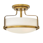 Потолочный светильник с круглым матовым белым плафоном Hinkley варинант исполнения - 5 | Loft Concept в Барнауле