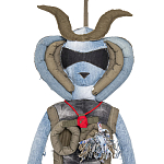 Кукла из джинсовой одежды и армейских палаток Rusalka Jeans&Tents варинант исполнения - 2 | Loft Concept в Барнауле