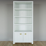 Книжный Стеллаж Elsa Dreams White с задней стенкой варинант исполнения - 5 | Loft Concept в Барнауле