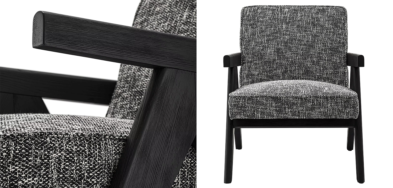 Кресло Eichholtz Chair Greta Черный Кресло Eichholtz Chair Greta Черный - Loft-Concept в Барнауле