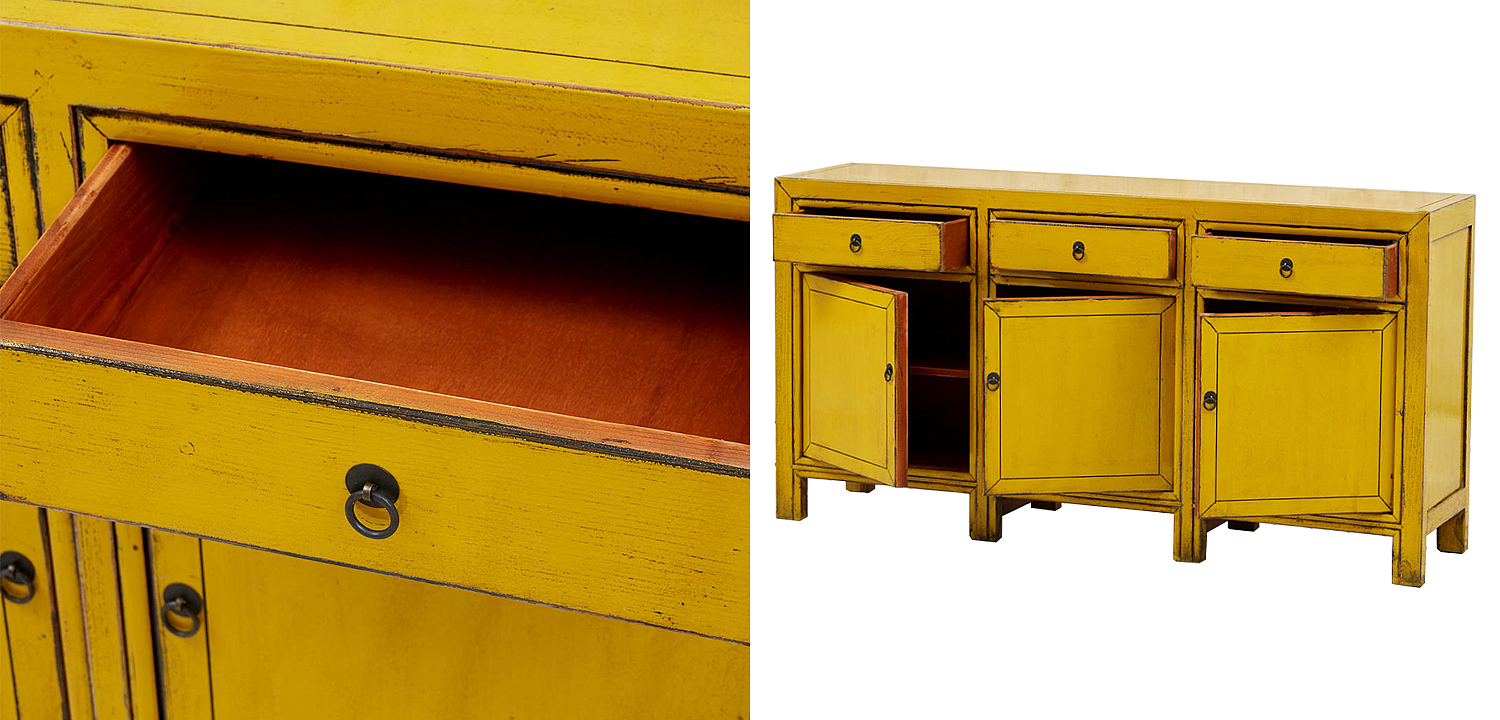 Комод Yellow Vintage Chest of Drawers Chinese Collection Комод Yellow Vintage Chest of Drawers Chinese Collection - Loft-Concept в Барнауле