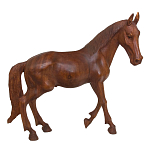 Статуэтка из дерева суар дикая лошадь Wild Horses варинант исполнения - 4 | Loft Concept в Барнауле
