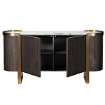 Комод  округлой формы с дверцами Chest of Precious Breed варинант исполнения - 1 | Loft Concept в Барнауле