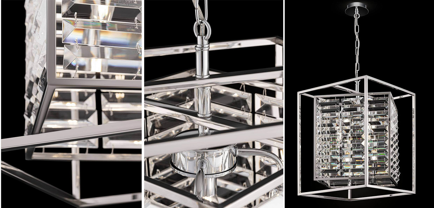 Люстра Algernon Light Chandelier chrome Люстра Algernon Light Chandelier chrome - Loft-Concept в Барнауле