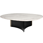 Стол журнальный овальный с контрастным основанием Subsequence варинант исполнения - 1 | Loft Concept в Барнауле