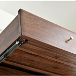 Стол рабочий округлой формы с 3-мя ящиками  Working Moonnut Table варинант исполнения - 4 | Loft Concept в Барнауле