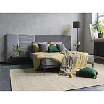 Кровать с большим мягким изголовьем Unity Grey Bed варинант исполнения - 4 | Loft Concept в Барнауле